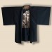 HAORI HOMME BLEU-NOIR ,ÉPAIS POLY MÉLANGÉ 007-194